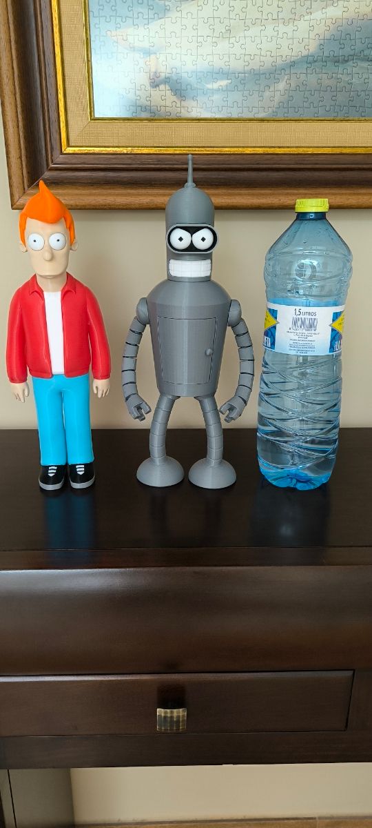 Pack Bender y Fray Futurama 37cm.