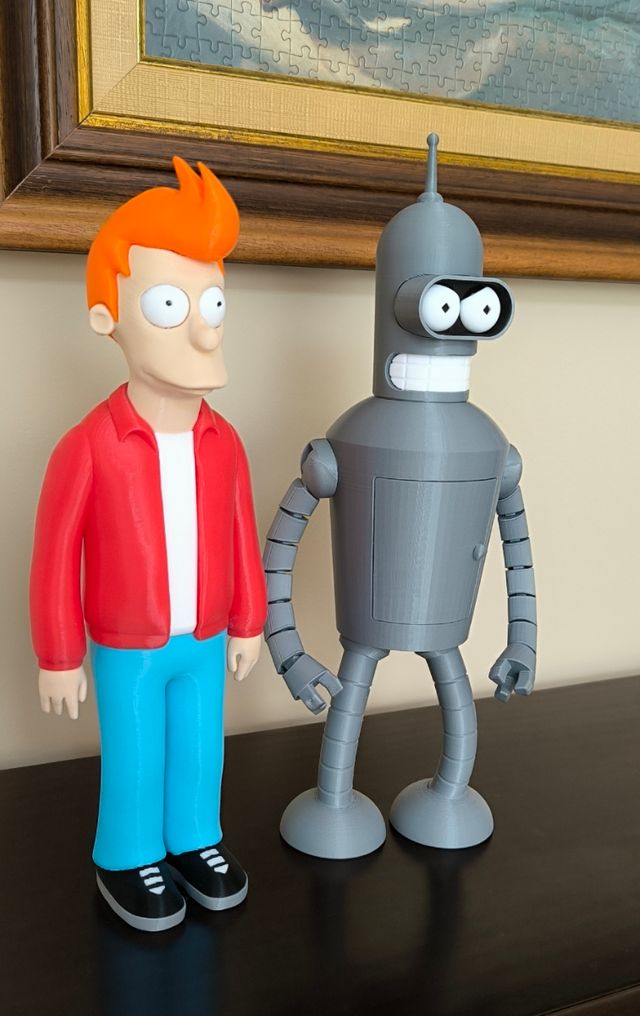 Pack Bender y Fray Futurama 37cm.