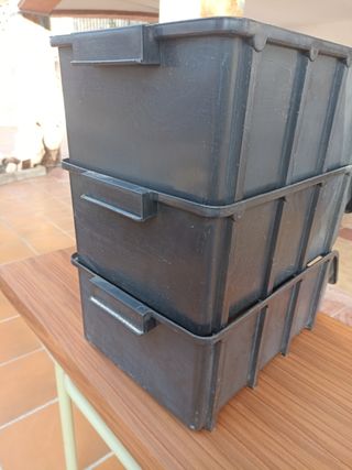 Cubetas apilables 4ud