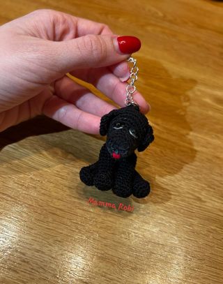 Portachiavi Labrador amigurumi