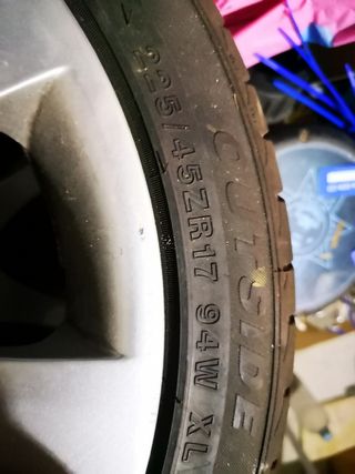 Llantas originales bmw 17' 4 ruedas y neumáticos  