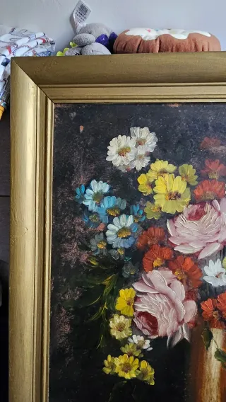 Cuadro óleo con marco