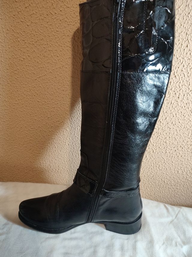 Botas de piel