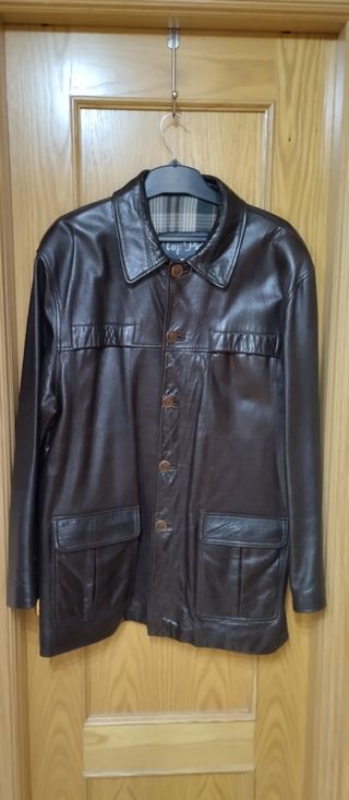 Chaqueta de piel hombre 