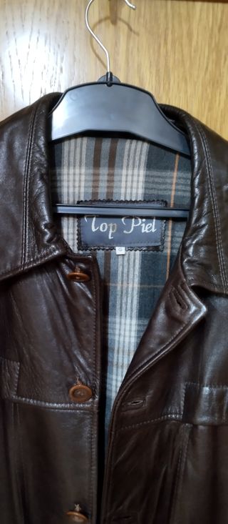 Chaqueta de piel hombre 