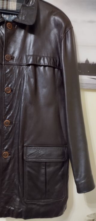 Chaqueta de piel hombre 