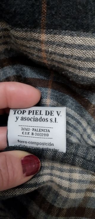 Chaqueta de piel hombre 
