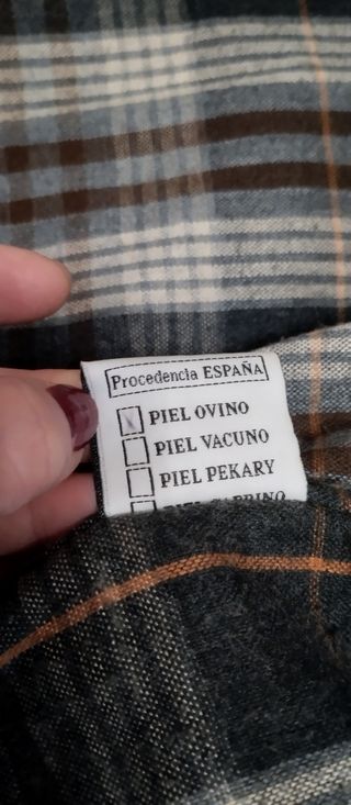 Chaqueta de piel hombre 