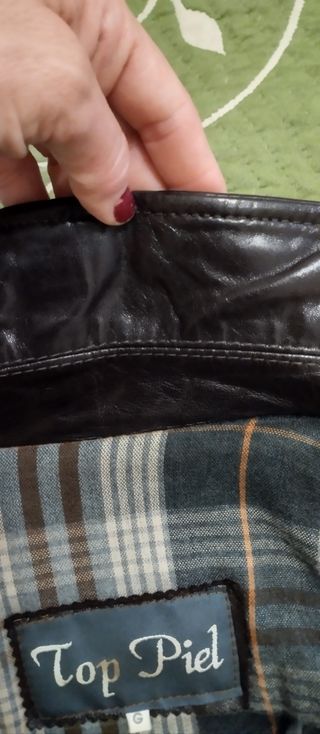 Chaqueta de piel hombre 