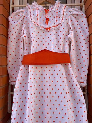Traje madrileña/chulapa niña 8/9 años