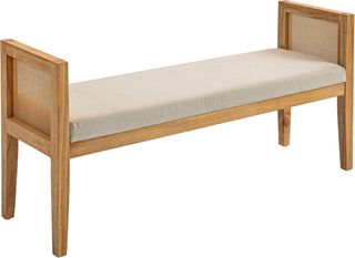 Panca Fondo Letto con Seduta Imbottita, Panca in L