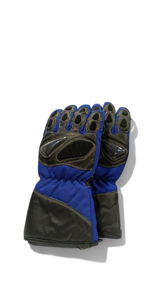 Guantes Unisex Azules para Moto Largos