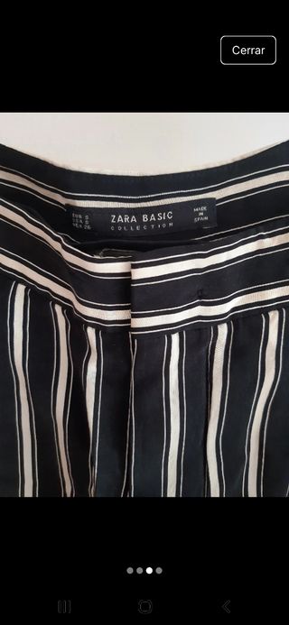 Pantalón de rayas Zara