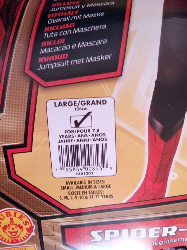 Disfraz de Spiderman