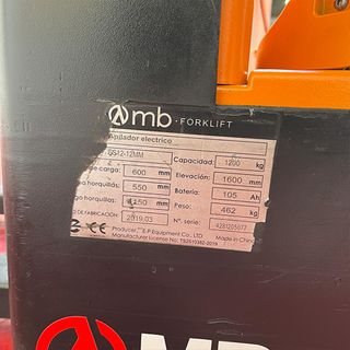 Apilador Eléctrico - MB ES12-12MM