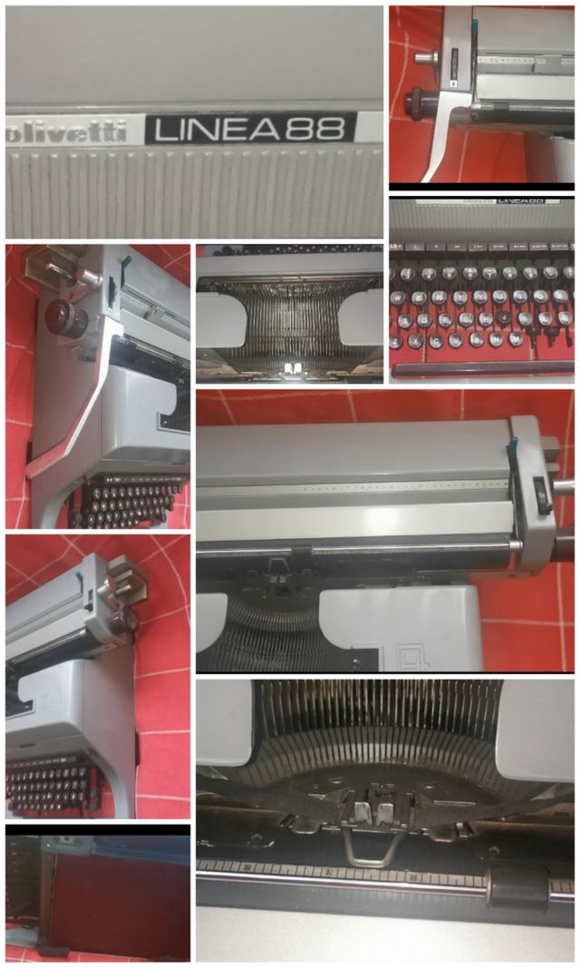 Antigua máquina escribir Olivetti 88
