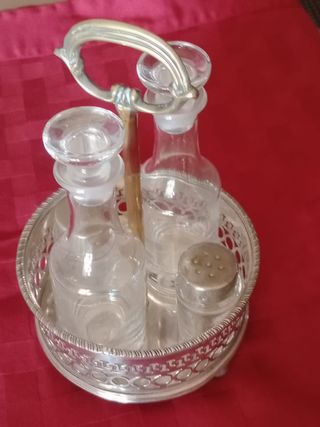 Oliera Acetiera Servizio da tavola porta sale pepe