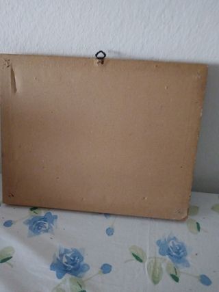 Quandro cornice raffigurato campagna vin