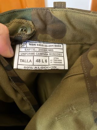 Uniforme militar nuevo