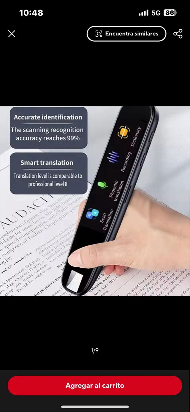 Bolografo de traduccion