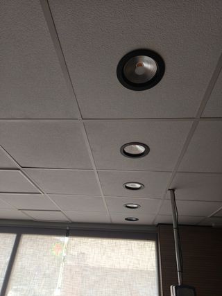 5 Focos encastrados en el techo