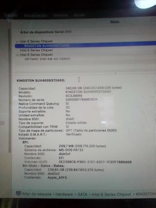 IMAC 27'' I5 GRAFICA 2GB SSD