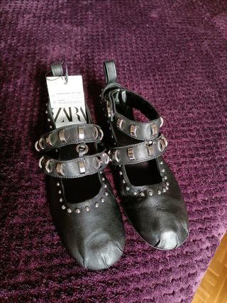 Bailarinas de Zara de piel