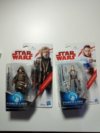 Star Wars Figura de Luke Skywalker y Rey Skywalker