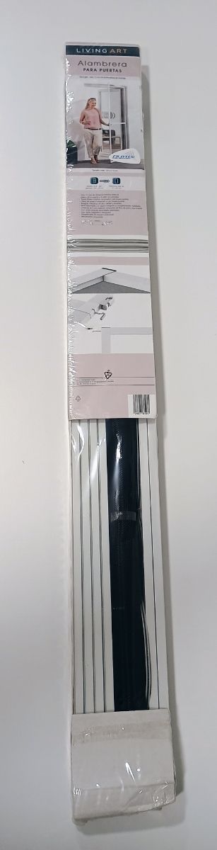 Mosquitera abatible de aluminio para puerta