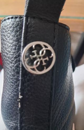 Botín estilo militar negro Guess talla 37