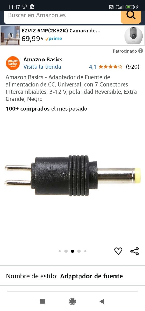 Fonte de alimentação. 7 adaptadores