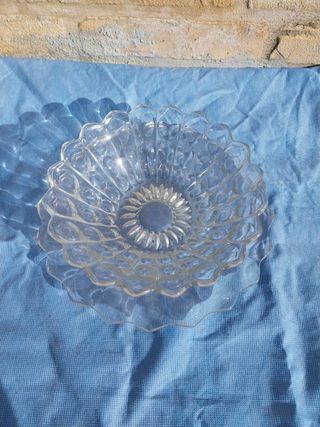 Porta frutta vintage in vetro