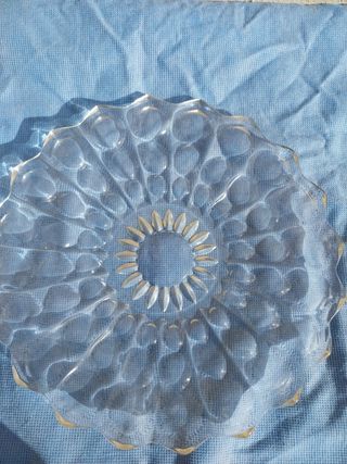 Porta frutta vintage in vetro