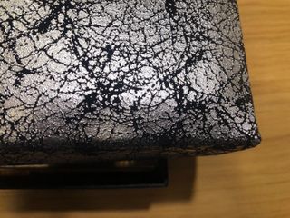 Cajas regalo o almacenaje tela plateada