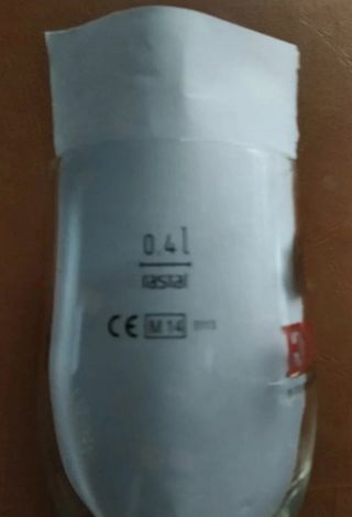 5 calici vetro Engel