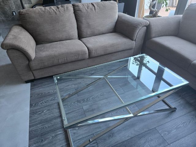 Mesa cristal de Centro