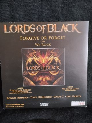 Single Lords of Black -forgive or forget