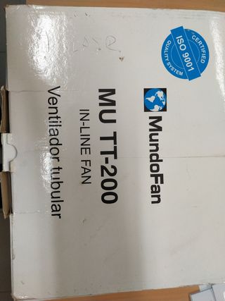 Ventilador extractor tubular