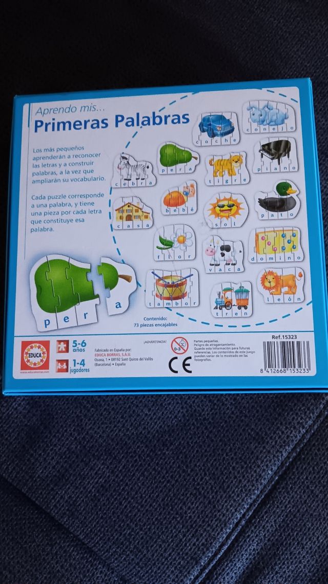 Puzzle Mis primeras palabras