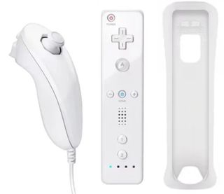 mando wii + Nunchuk + funda