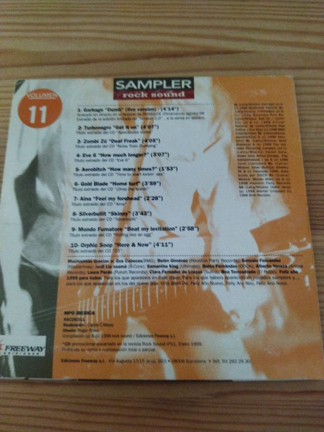 CD single revista sampler rock sound