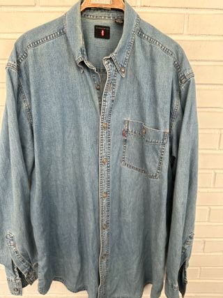 VINTAGE LEVIS RED TAB camisa azul talla L