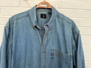 VINTAGE LEVIS RED TAB camisa azul talla L