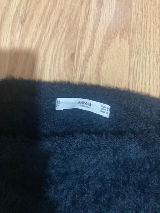 Jersey de pelo negro suave