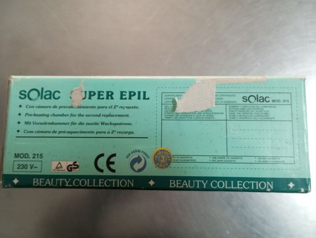 Depiladora de cera