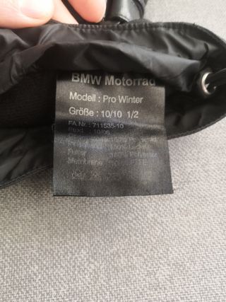 Guantes de invierno moto BMW PROWINTER  talla 10