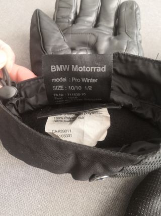 Guantes de invierno moto BMW PROWINTER  talla 10