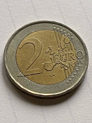 2 Euro Grecia 2002 con S nella stella