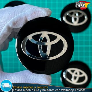 4 Emblemas Toyota 56mm Pegatinas Tapacubos Llantas