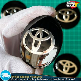 4 Emblemas Toyota 56mm Pegatinas Tapacubos Llantas